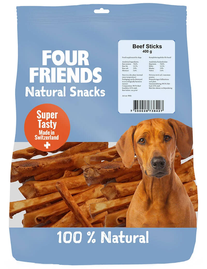 Four Friends Natural Snack Beef Sticks 800g