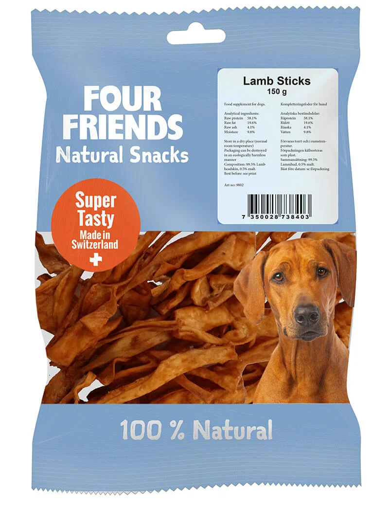 Four Friends Natural Snack Lamb Sticks 800g