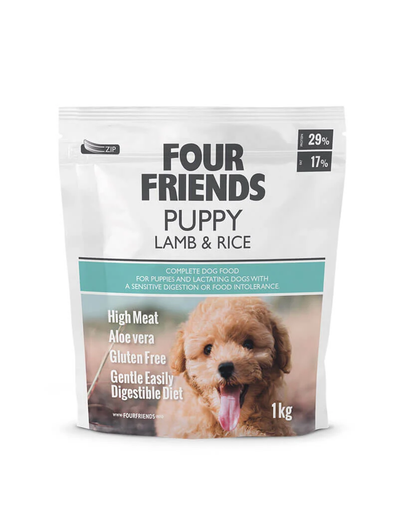 Four Friends Puppy Lamb & Rice 1kg