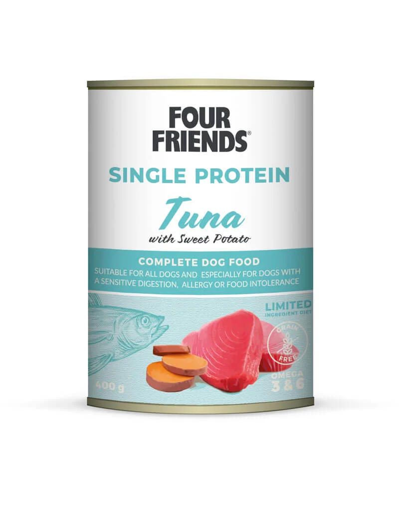 Four Friends Single Protein Tuna & Sweet Potato 400g