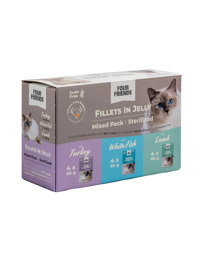 Four Friends Sterilized Jelly Mix 12-pack