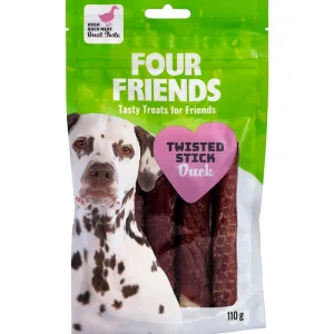 Four Friends Twisted Stick Duck 12,5cm: 4-pack