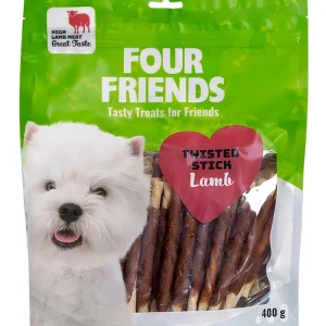 Four Friends Twisted Stick Lamb 12,5cm: 40-pack