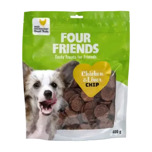 FourFriends Chicken & Liver Chip – 400 G