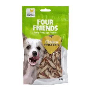 FourFriends Chicken Twist Bite – 100 G