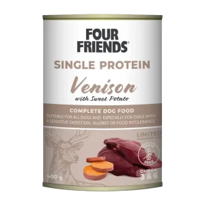 FourFriends Dog Venison & Sweet Potato Can – 400 g