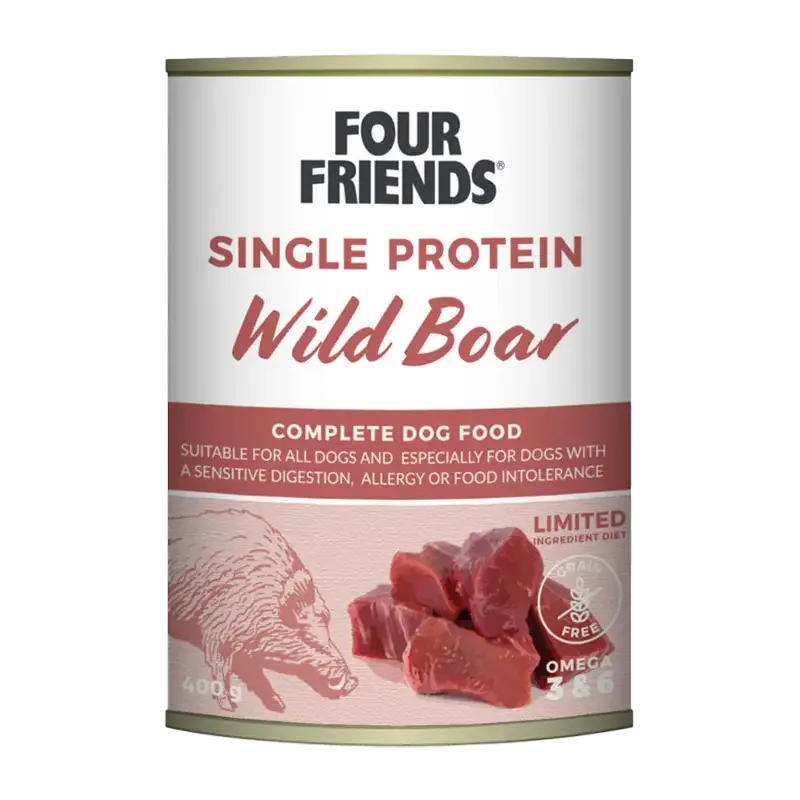 FourFriends Dog Wild Boar Can – 400 g