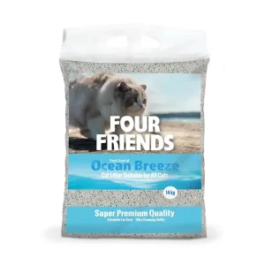 FourFriends Ocean Breeze Kattsand 14 kg Premium