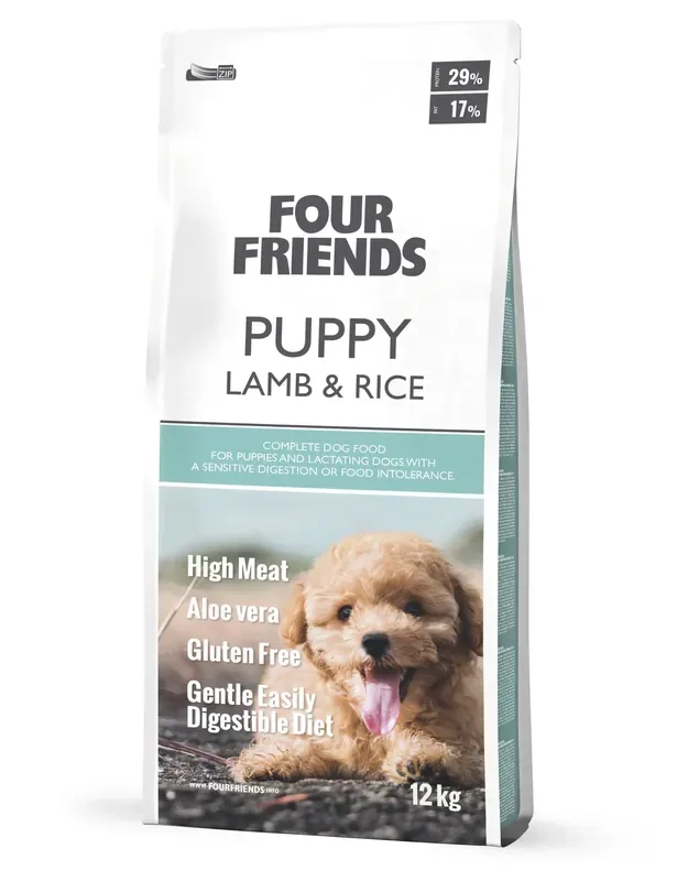 FourFriends Puppy Lamb & Rice – 12 kg Kampanjpris