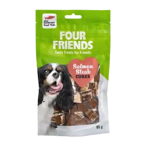 FourFriends Salmon Steak Cubes – 375 G