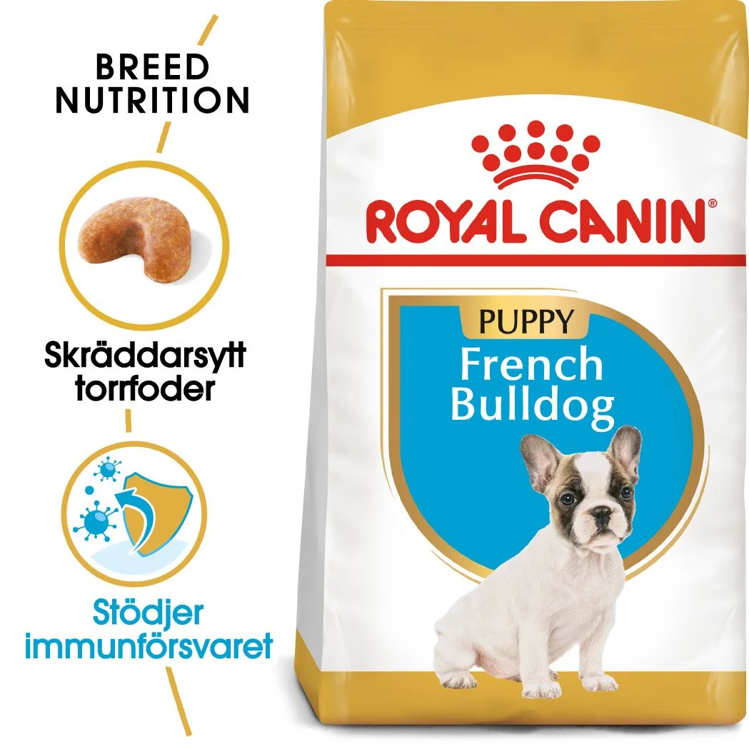 French Bulldog Puppy Torrfoder f枚r Fransk Bulldog