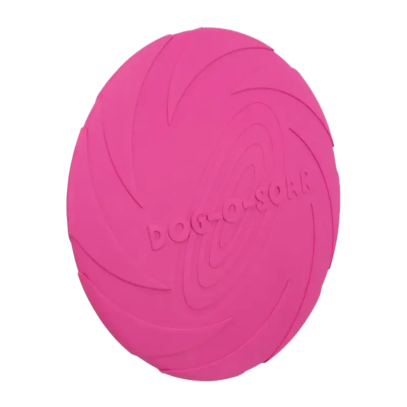Frisbee Naturgummi Rosa – 24 CM