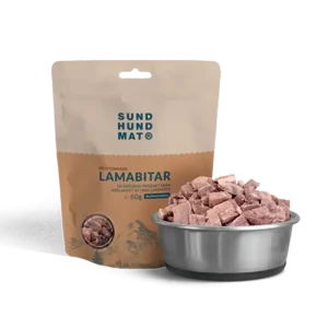 Frystorkade Lamabitar – 60 G