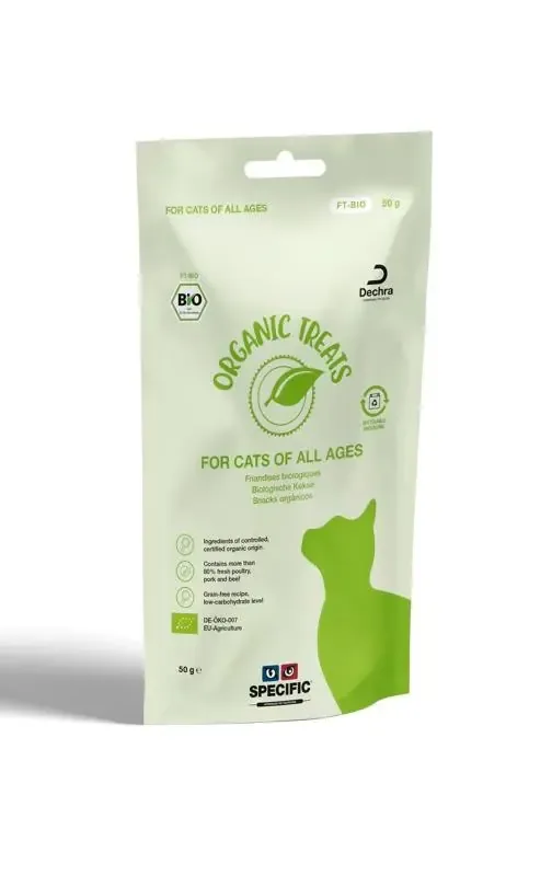 FT-BIO Organic Treats Kattgodis – 50 g Sista chansen