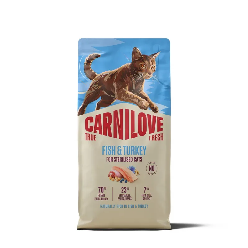Fynd Carnilove True Fresh Cat Adult Sterilised Fish & Turkey Torrfoder till Katt