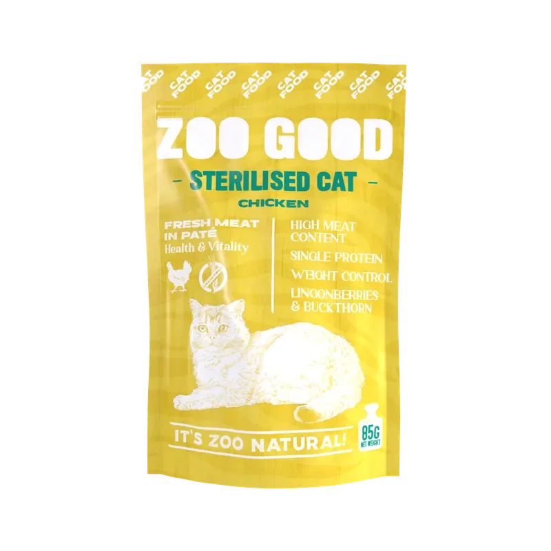 Fynd Cat Sterilised Chicken 85g Pouch