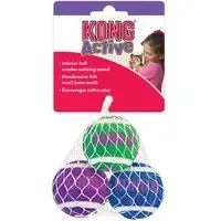 Fynd KONG Active Cat tennisbollar med bjällror – 3 st