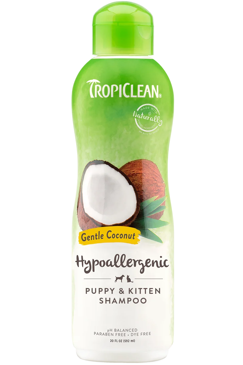 Gentle Coconut Hypoallergenic Puppy and Kitten Shampoo