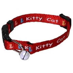 Gibbon Halsband Kitty Cat rött SA 21