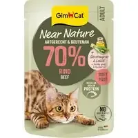 GimCat Near Nature 16 x 85 g – Nötkött Rea