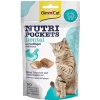 GimCat Nutri Pockets Dental med fjäderfä – 60 g Köp online
