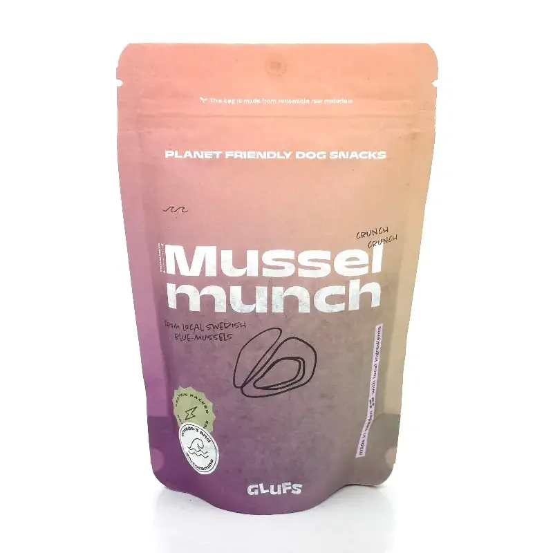 Glufs – Musselmunch | Hundgodis av blåmussla (110g)
