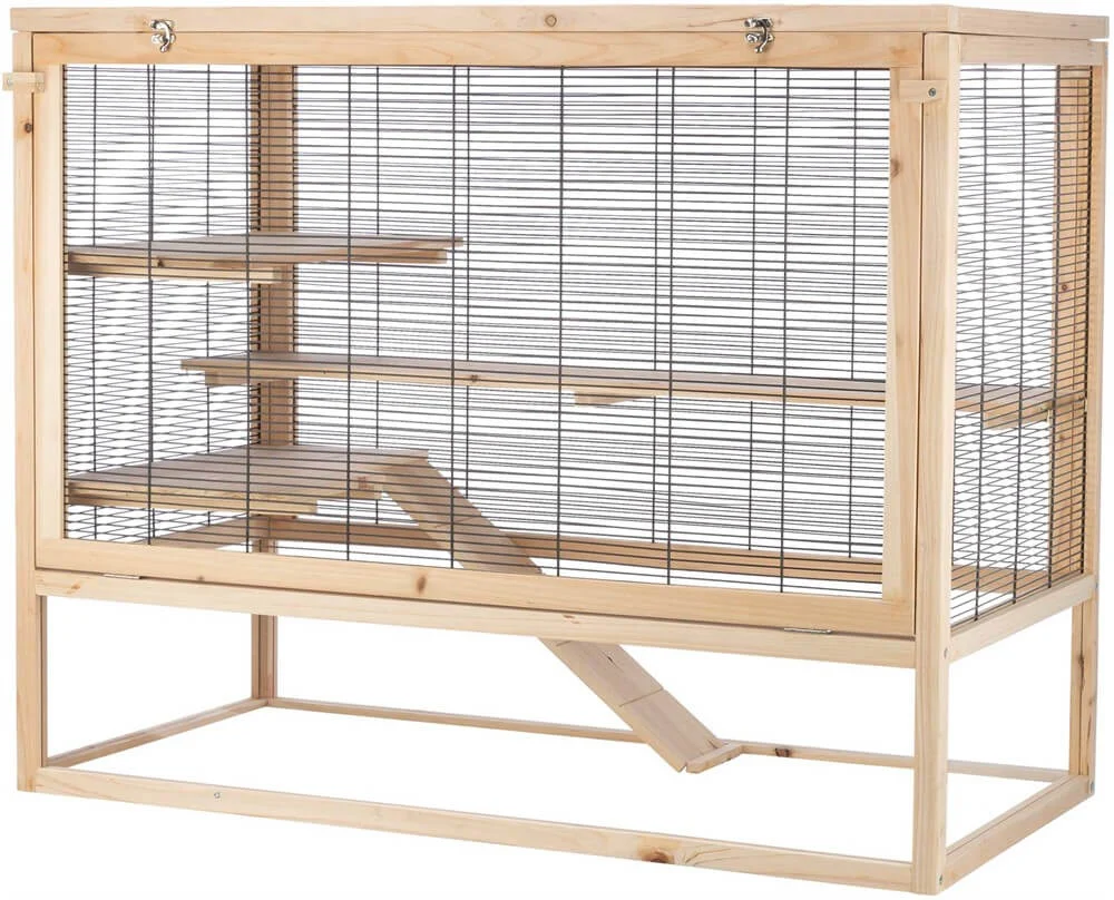 Gnagarbur Möss/Gerbil Trä 100x80x50cm - Image 2