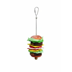Gnagarleksak hängande Hamburgare – 25 CM