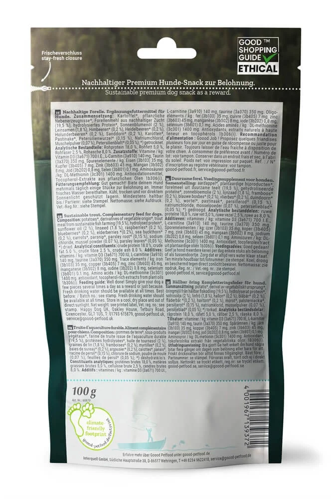 GOOODies Soft Snack Adult Forell 100g - Image 2