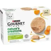 Gourmet Nature‘s Creations Paté 12 x 85 g – Kyckling & morötter Kundfavorit