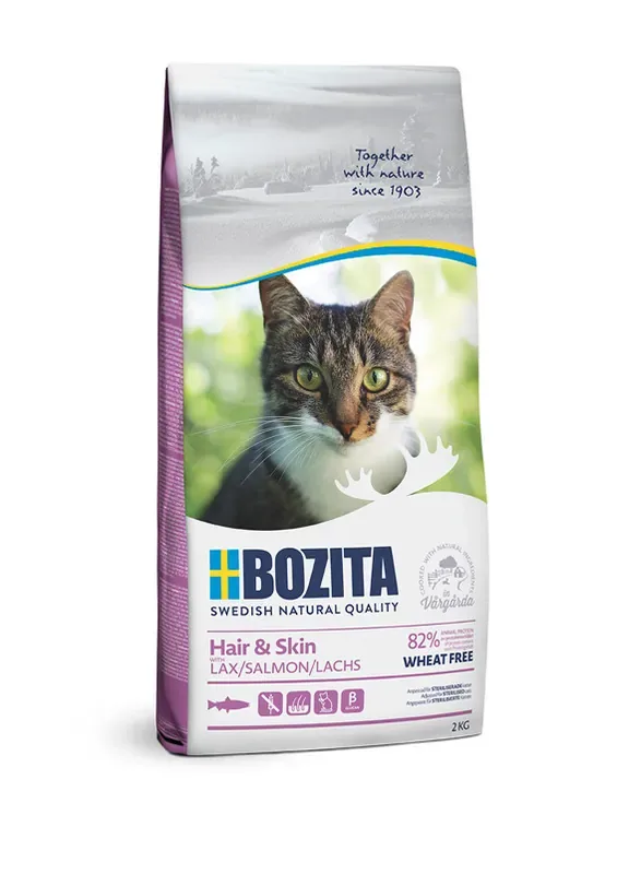 Hair & Skin Torrfoder för katt – 2 kg Kampanjpris