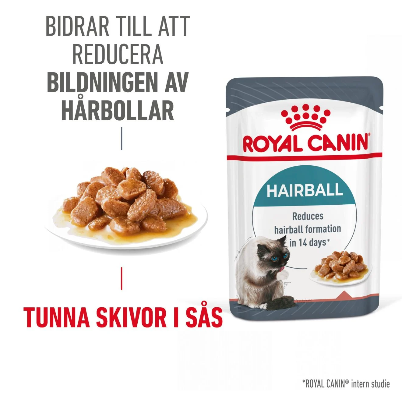 Hairball Care Gravy Adult V氓tfoder f枚r katt