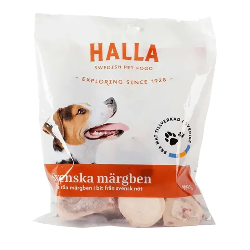 Halla Frysta Märgben Svensk Nöt 900gr Fryst