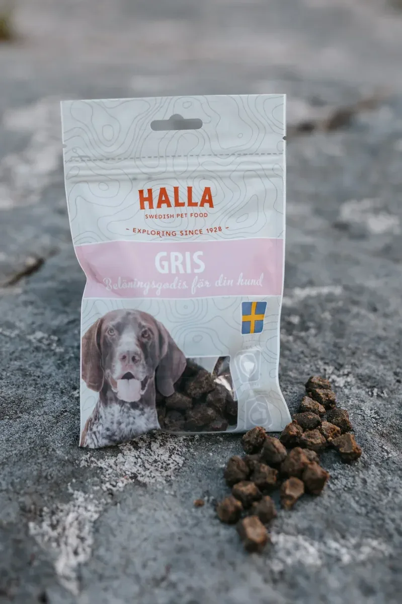 Halla hundgodis GRIS
