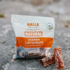 Halla torkad nötstrupe