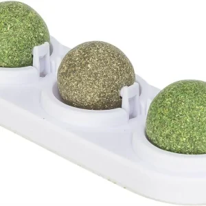 Hållare med Catnipboll x2 & Matatabi x1 5cm