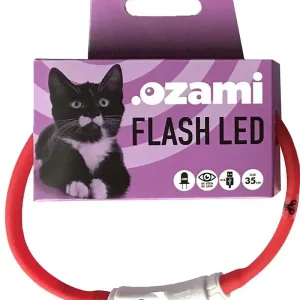 Halsband Flash Led Röd 35cm