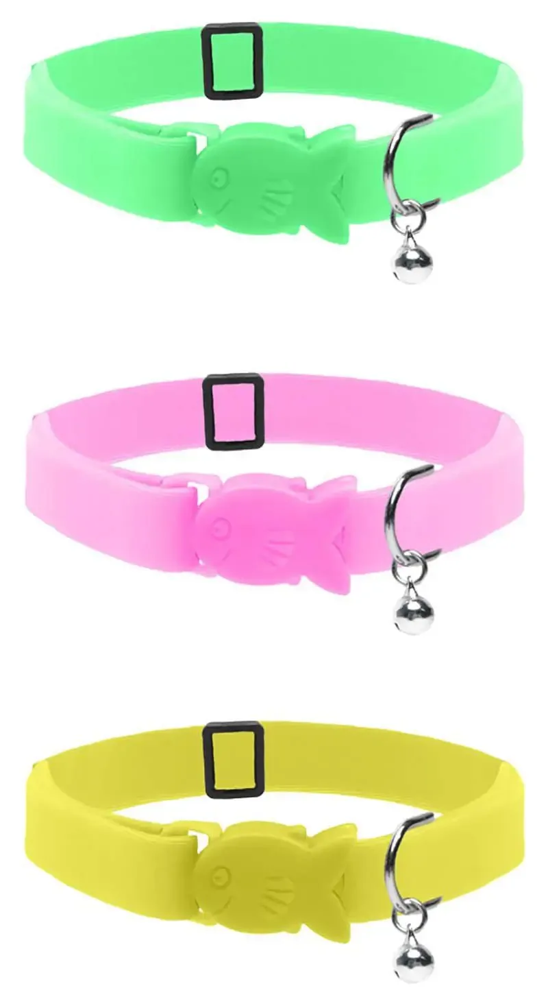 Halsband Neopren Mixneonfärg