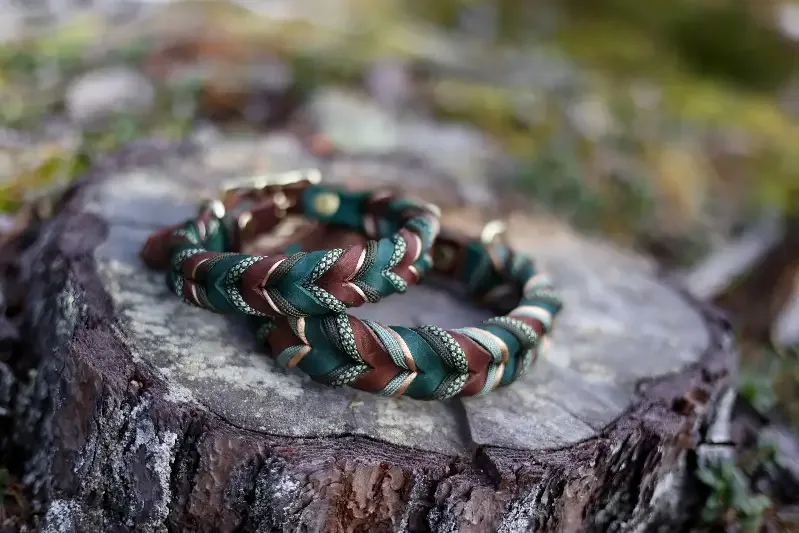 Halsband Slim – grön