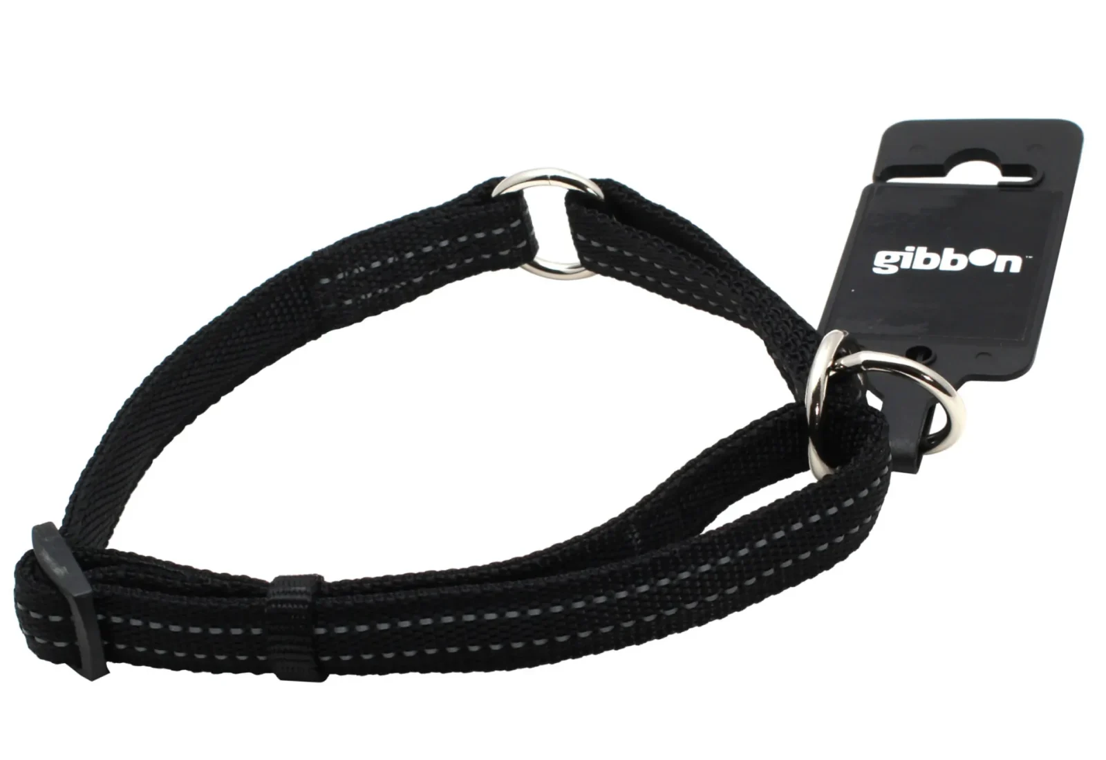 Halvstryp Hundhalsband Nylon Reflex Svart 15 mm 25–45 cm