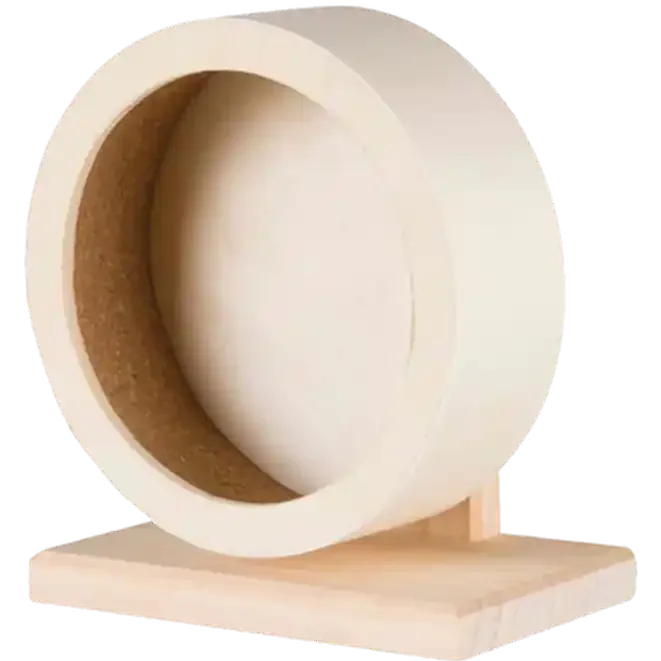 Hamsterhjul, trä/kork, ø 21 cm Lägg i varukorgen
