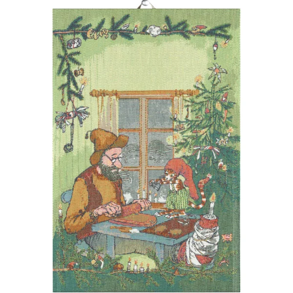 Handduk, Julpyssel med Pettson o Findus