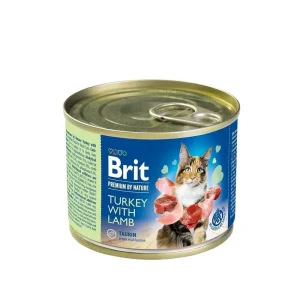 Handla nu Brit Premium by Nature Cat Turkey with Lamb 200 g