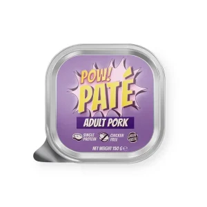 Handla nu Dog Adult Pork Paté Hundfoder – 10 x 150 g