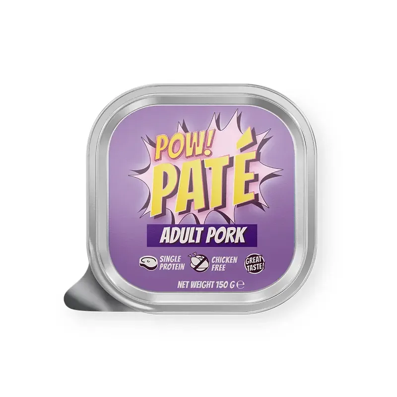 Handla nu Dog Adult Pork Paté Hundfoder – 10 x 150 g