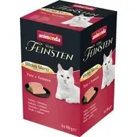 Handla nu Ekonomipack animonda vom Feinsten Mild Menu Adult 36 x 100 g – Kalkon & tomat