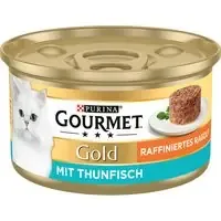 Handla nu Ekonomipack Gourmet Gold Raffinerad Ragout 48 x 85 g – Tonfisk