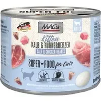 Handla nu Ekonomipack MAC‘s Cat 12 x 200 g – Kitten kalv & kycklinghjärta