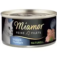 Handla nu Ekonomipack Miamor Fine Filets Naturelle 24 x 80 g – Skipjack-tonfisk