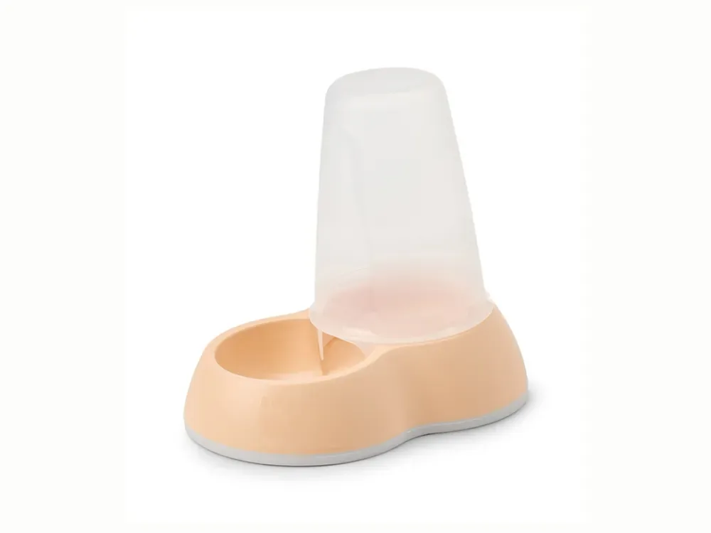 Handla nu Foderautomat Loop Peach S 700ml